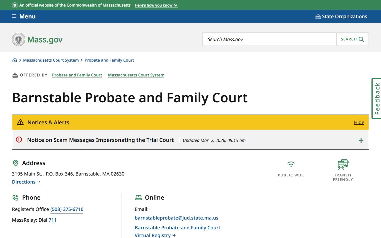 barnstable county death index barnstable probate and family court