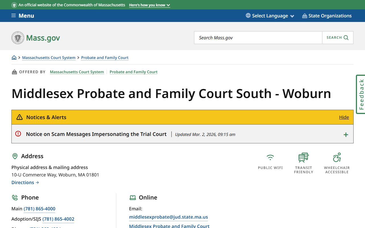 middlesex county death index probate court search page
